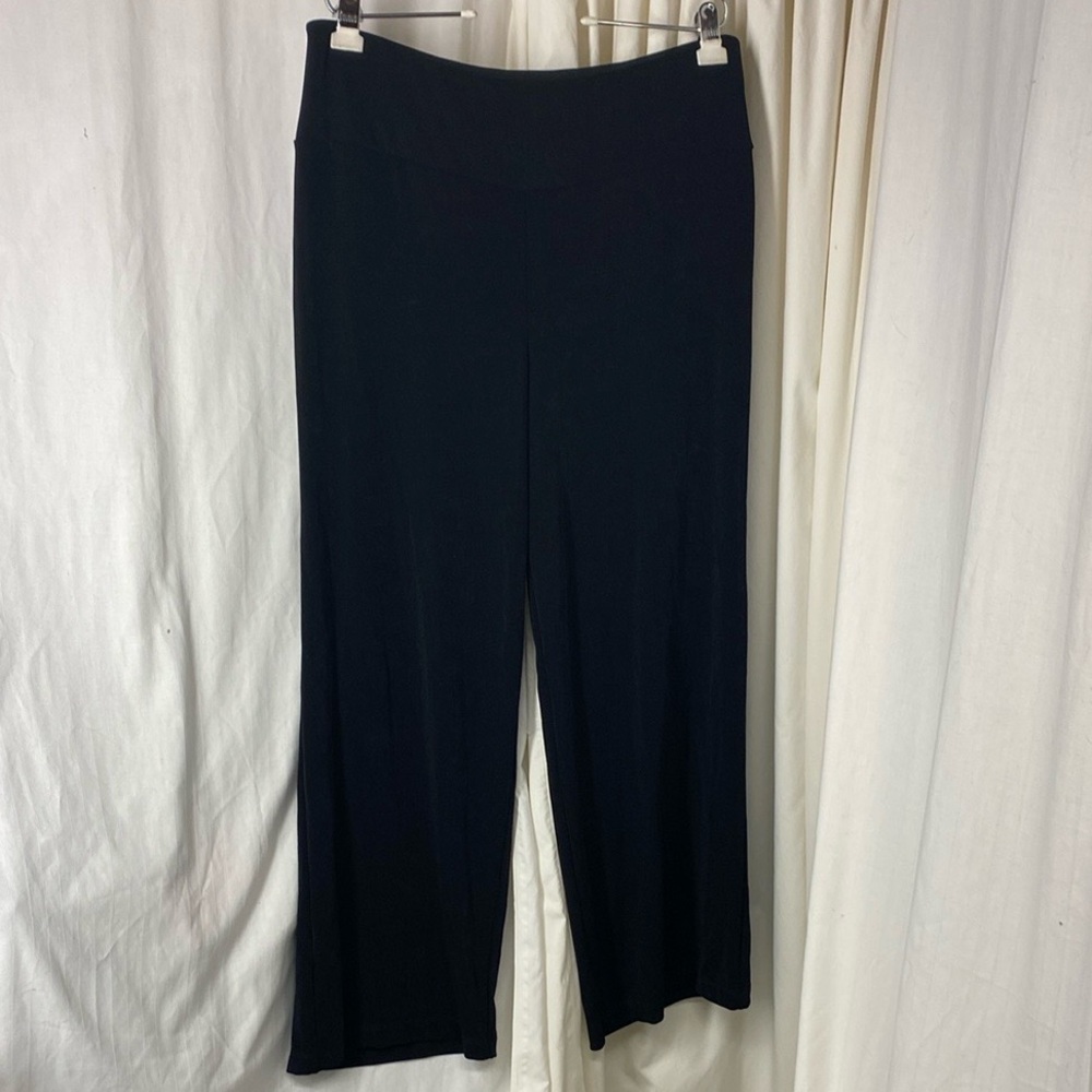 NEW Chico’s Travelers 2 Wide Yoke Pants Black NWT